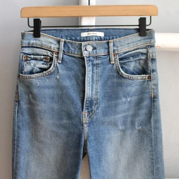 GRLFRND Kendall Super Stretch High Rise Skinny Jeans Blue Duran Size 27 - Picture 4 of 10